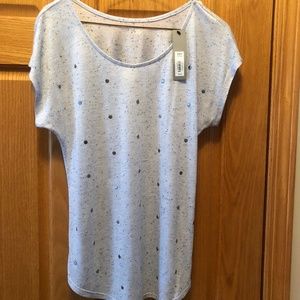 APT. 9 BLUE STUDDED TOP - SIZE S -